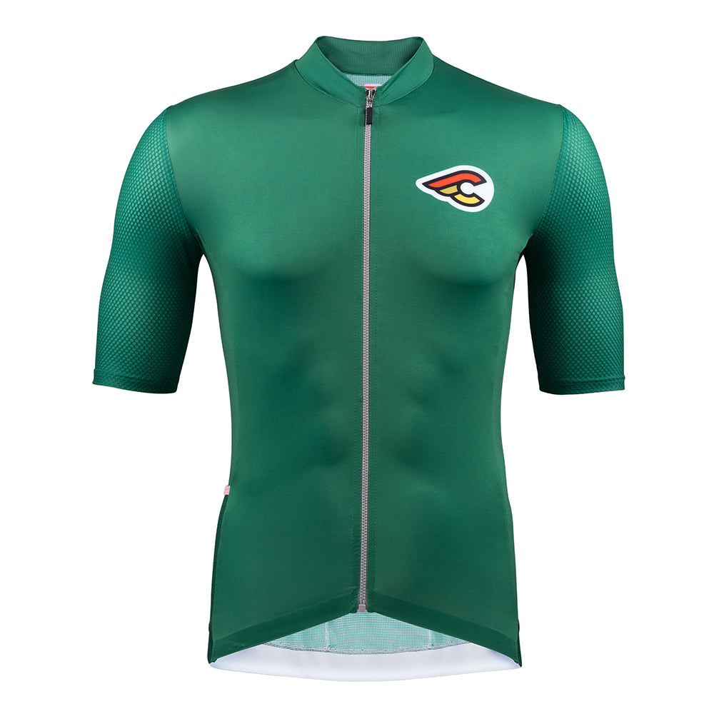 MESH JERSEY TEMPO PEACE AND BIKE GREEN - Main Image