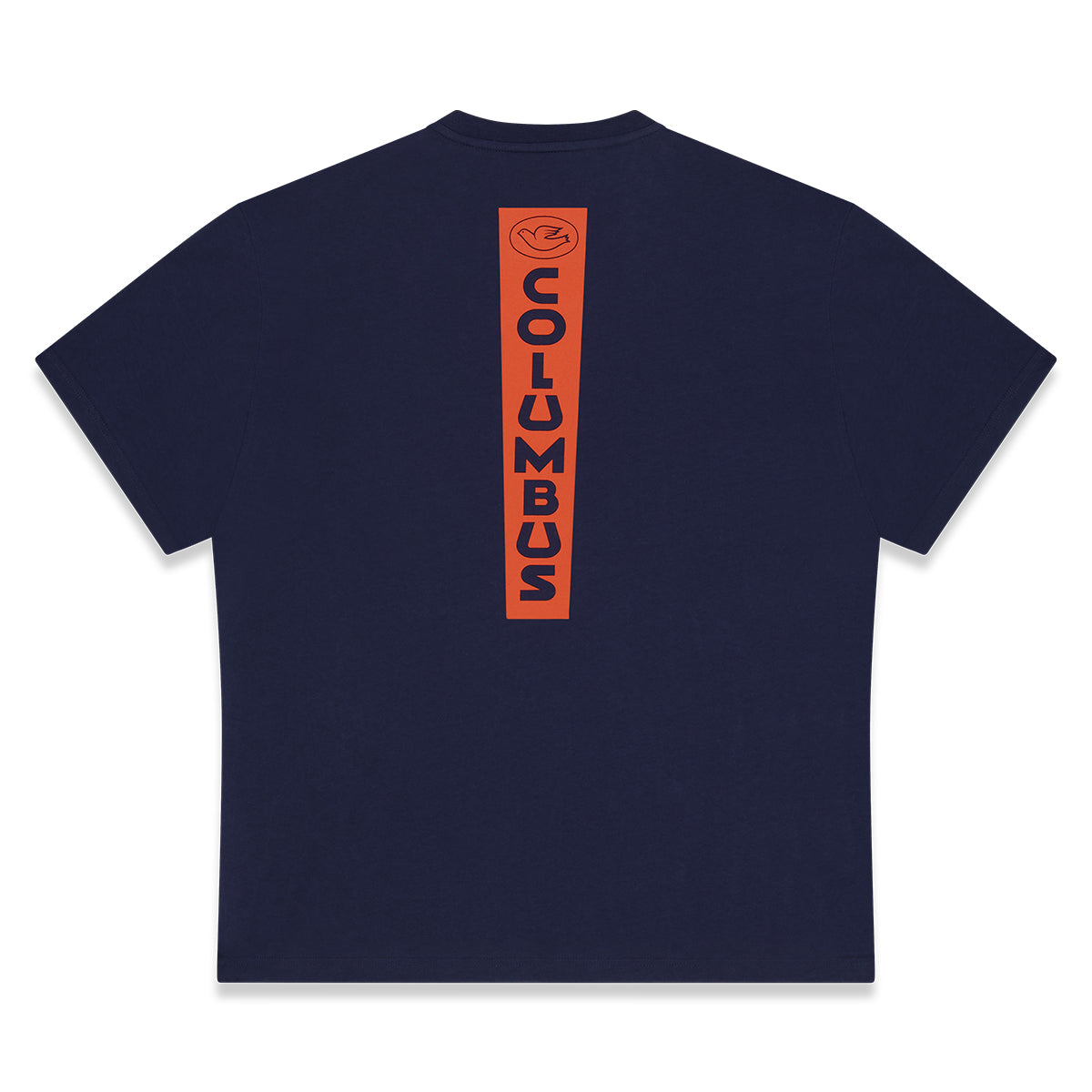 T-SHIRT COLUMBUS FORK STICKER BLUE