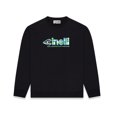 CREWNECK GLOBAL CYCLING BLACK