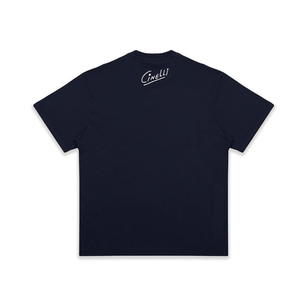 ☆FREEDOM☆ Cadillo Overfit Back Print T-Shirt Dark Blue CD2 T-SHIRT BRAULIO AMADO SPECIALE CORSA 2 BLUE – Cinelli