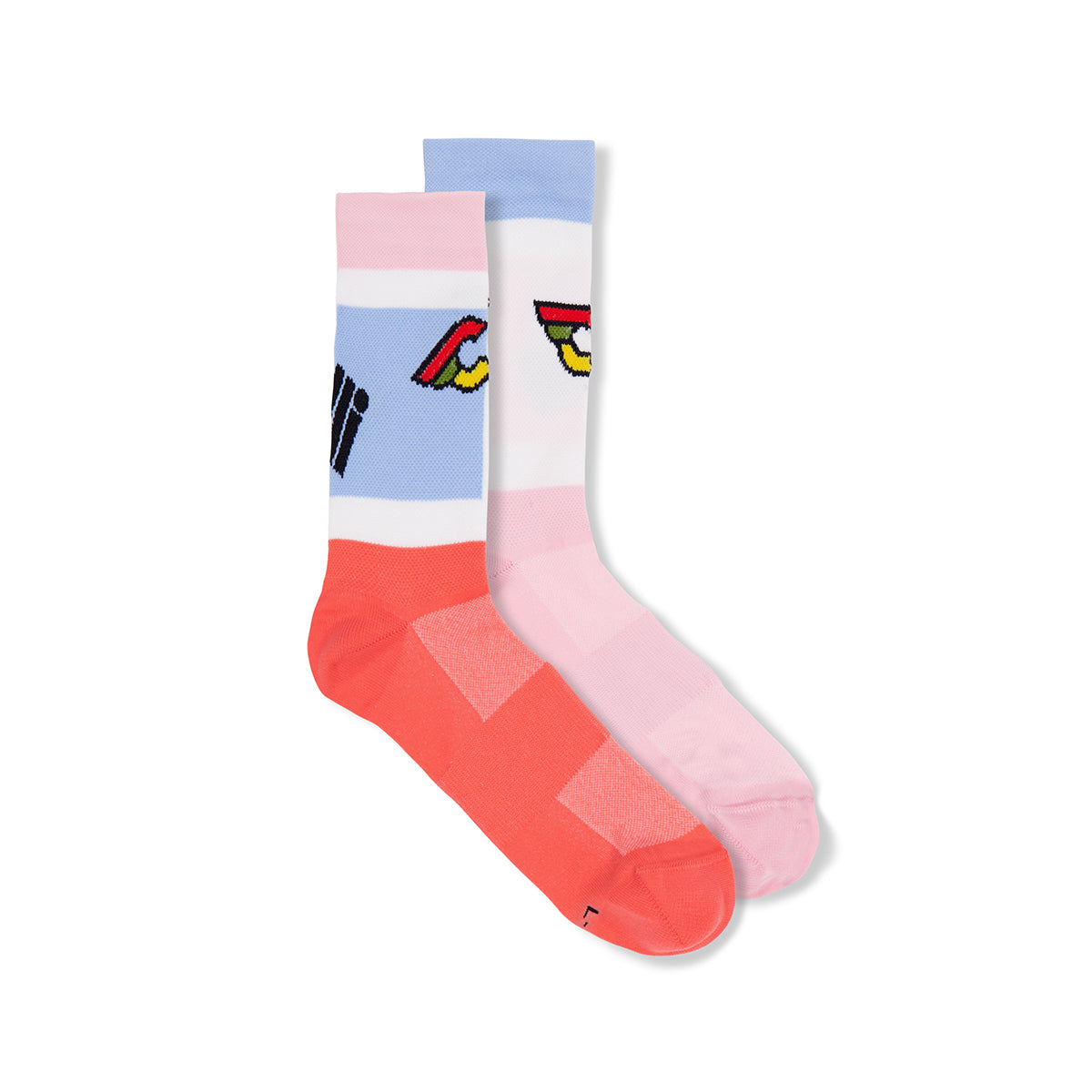 CYCLING SOCKS THELMA & LOUISE RED AND PINK