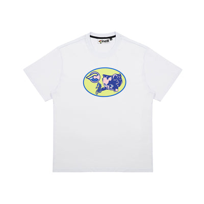 T-SHIRT SHANA SADEGHI RAY KITTEN WHITE