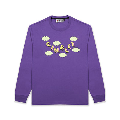 T-SHIRT LONGSLEEVE GABE ALCALA PLANETS PURPLE