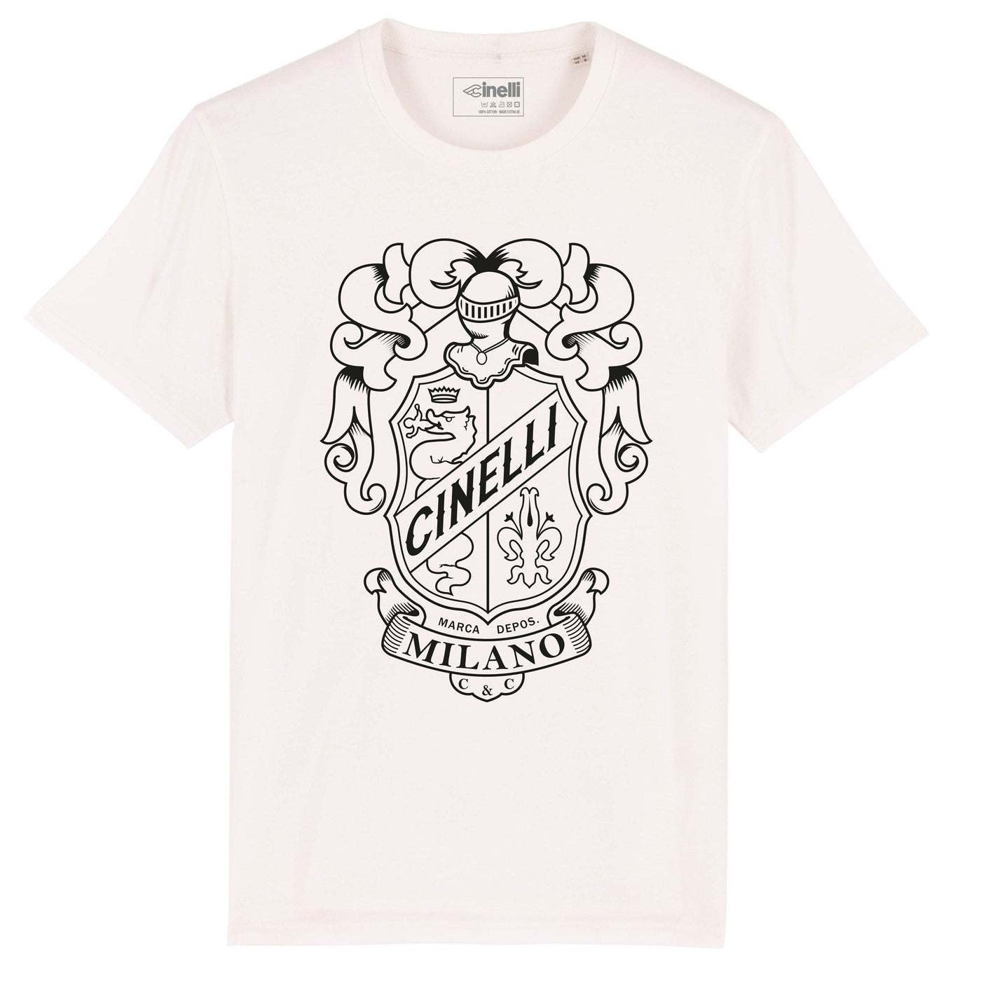 CINELLI CREST OFF WHITE T-SHIRT