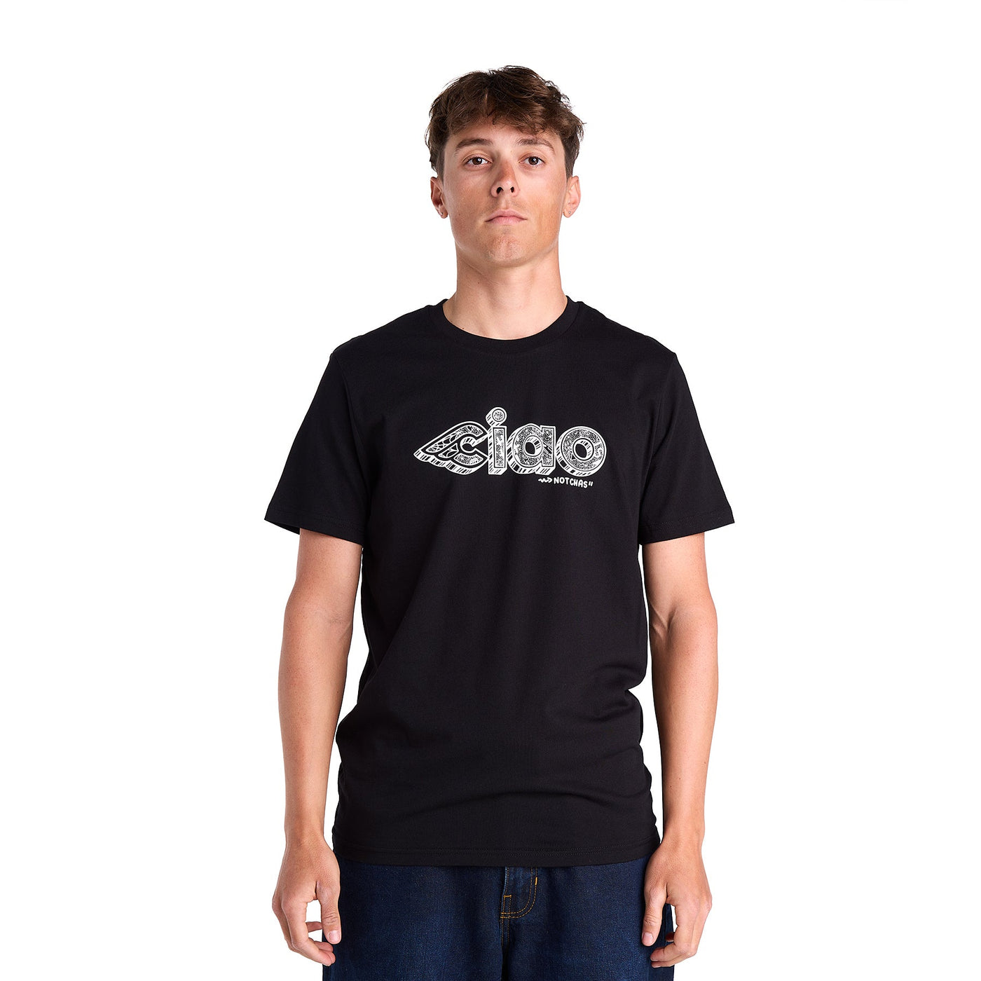 T-SHIRT CHAS CHRISTIANSEN CIAO BLACK – Cinelli Official Americas