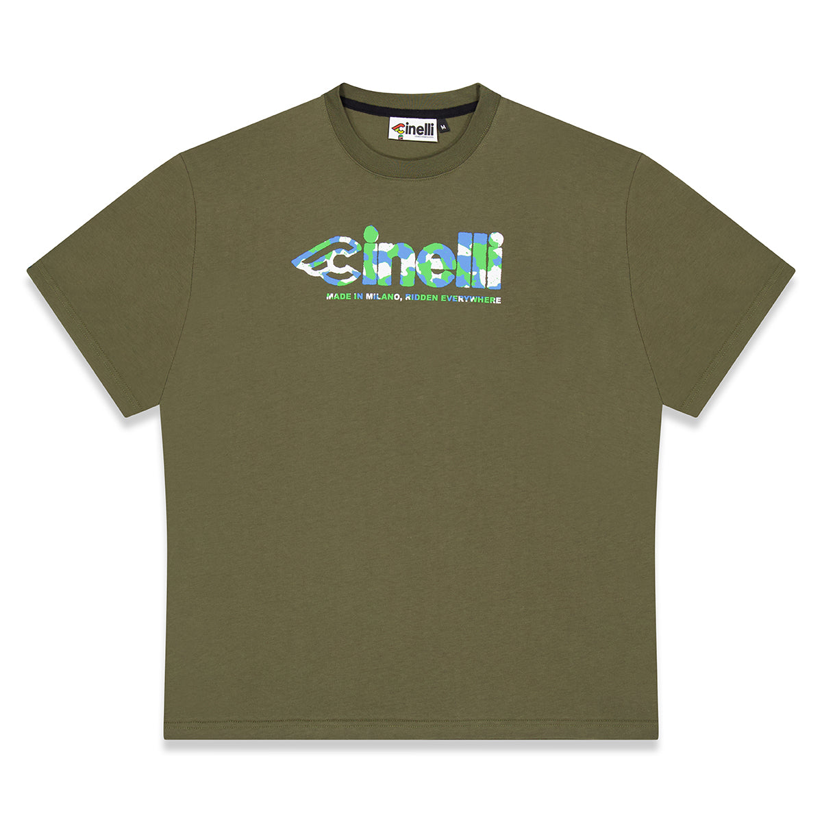 T-SHIRT GLOBAL CYCLING ARMY GREEN