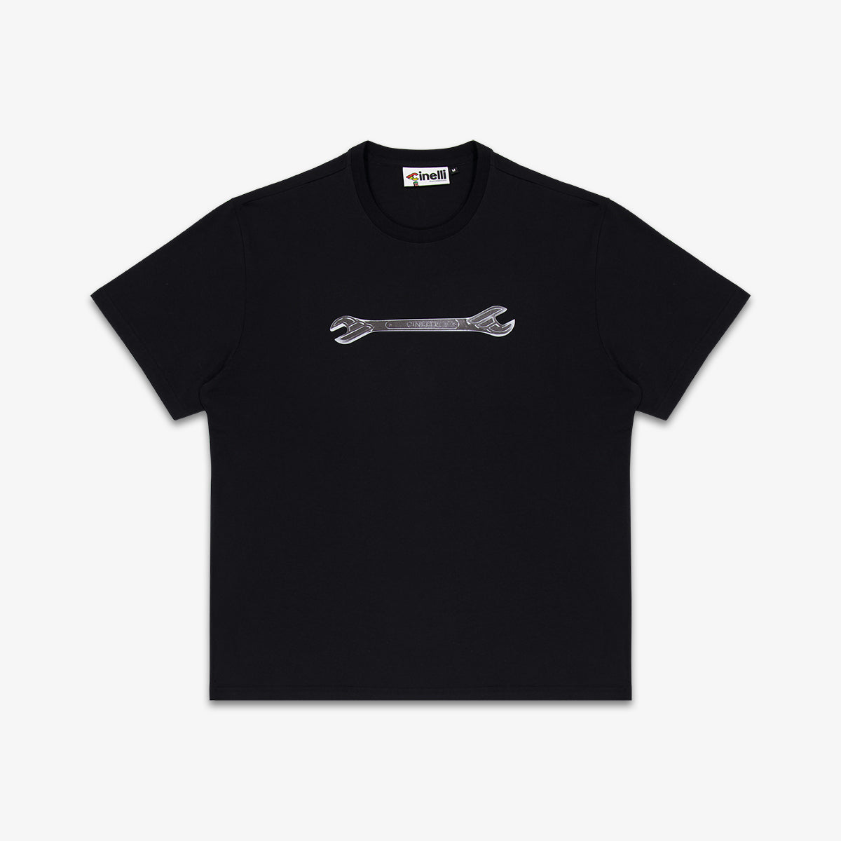 T-SHIRT WINGED WRENCH BLACK