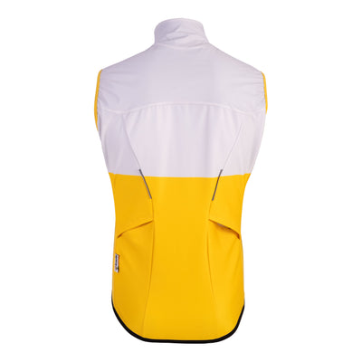 WINTER VEST TEMPO YELLOW BLOCK