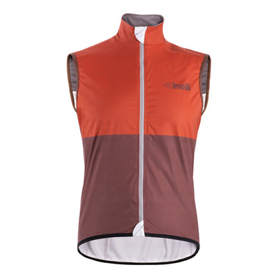 WINTER VEST TEMPO BROWN BLOCK