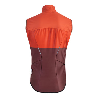 WINTER VEST TEMPO BROWN BLOCK