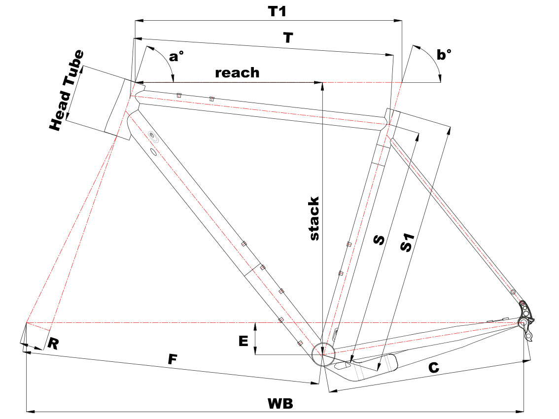 NEMO TIG GRAVEL - SUSPENSION FRAMESET geometry