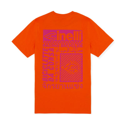 CINELLI RACING BICYCLES BRIGHT ORANGE, T-Shirt, IMG.3