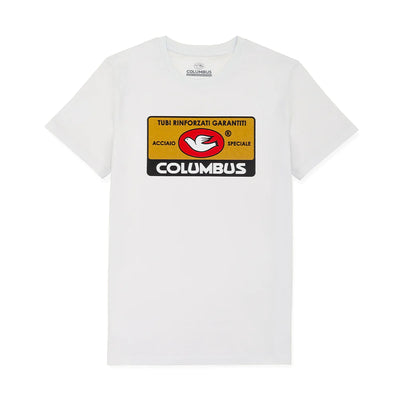 COLUMBUS TAG T-SHIRT WHITE