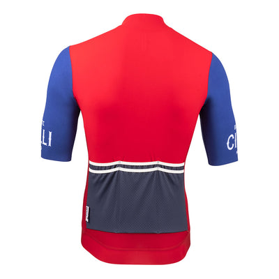 JERSEY SUPERCORSA TARGA RED AND BLUE