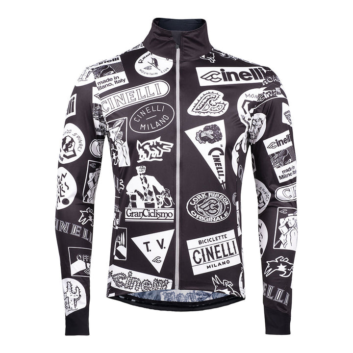 WINDPROOF JACKET SUPERCORSA GRANCICLISMO BLACK – Cinelli Official
