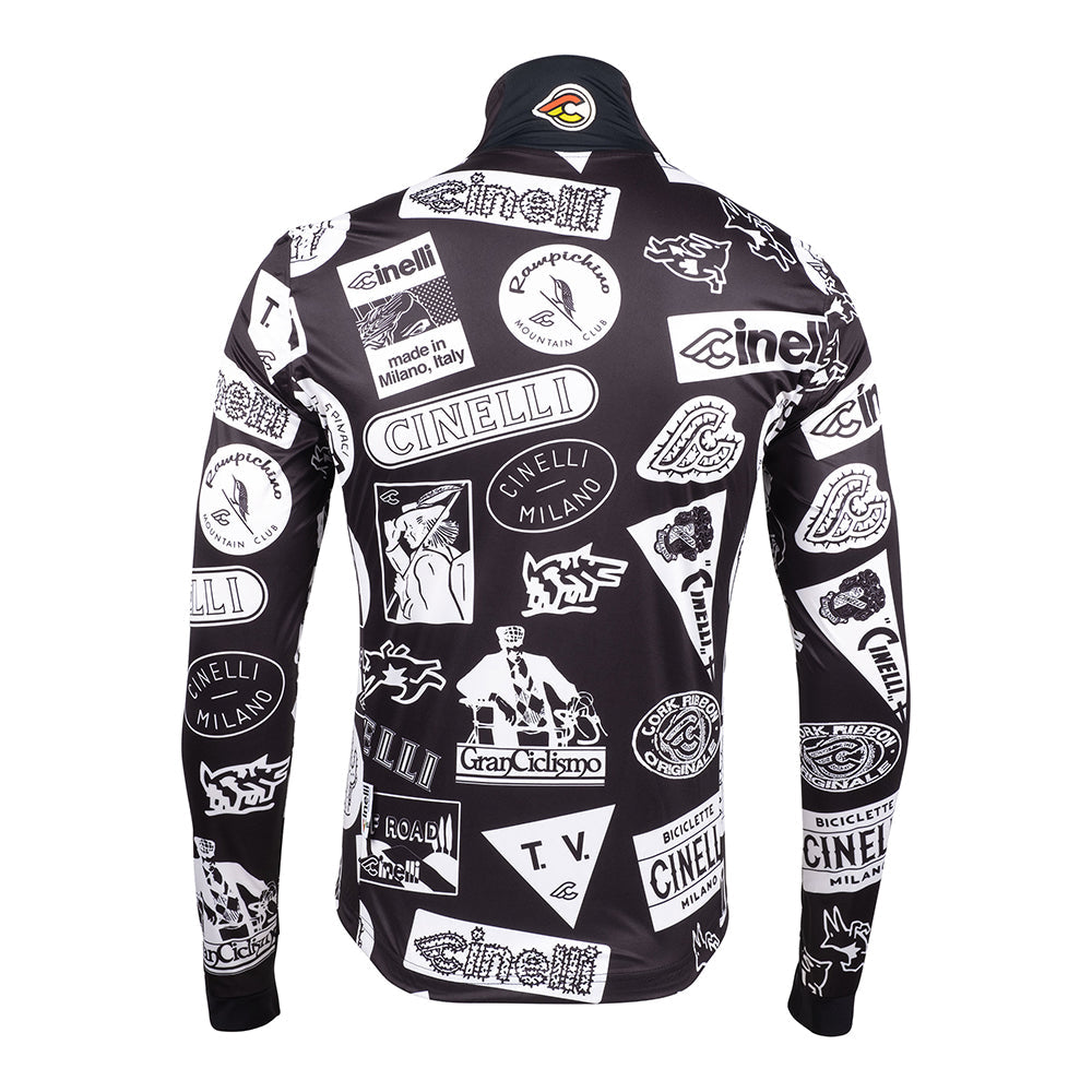 WINDPROOF JACKET SUPERCORSA GRANCICLISMO BLACK – Cinelli Official