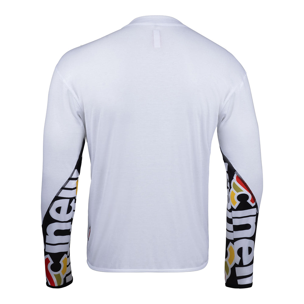 【美品】RUFFLOG MESH MOCK TEE WHITE L 2XL ✨ RUFFLOG MESH SPONSORED MOCK TEE