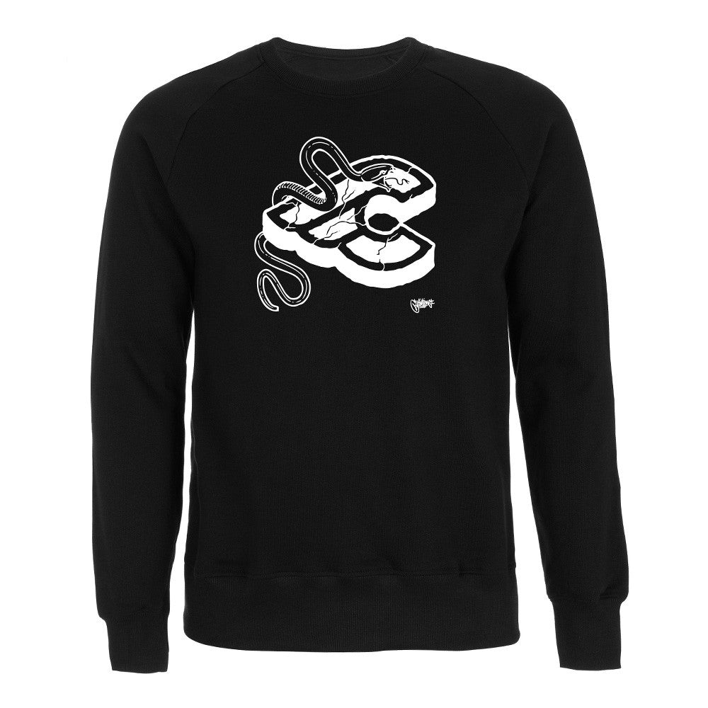 MIKE GIANT BLACK CREWNECK SWEATSHIRT, Sweatshirt, IMG.1